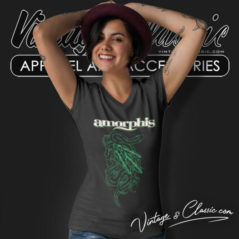 Amorphis Shirt Daughter Of Hate V Neck TShirt Amorphis Shirt Daughter Of Hate V Neck TShirt