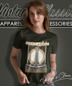 Amorphis Shirt Hammer Logo Work Women T Shirt