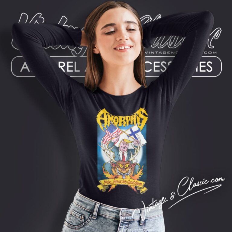 Amorphis Shirt Make Amorphis Great Again Long Sleeve Tee Amorphis Shirt Make Amorphis Great Again Long Sleeve Tee