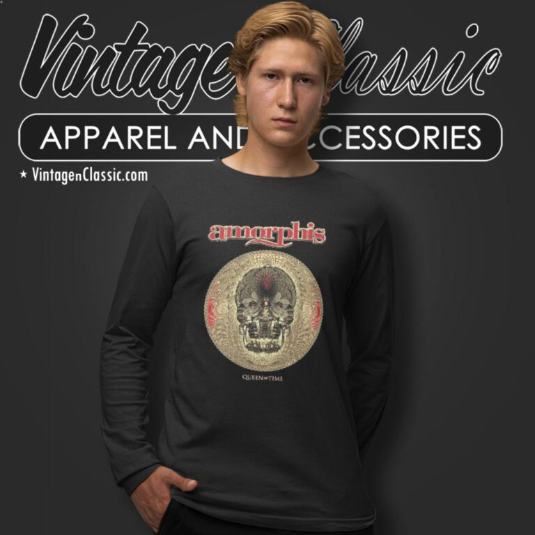 Amorphis Shirt Queen Of Time Long Sleeve Tee Amorphis Shirt Queen Of Time Long Sleeve Tee