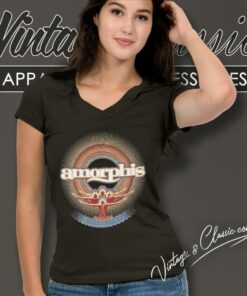 Amorphis Sun Logo V Neck TShirt
