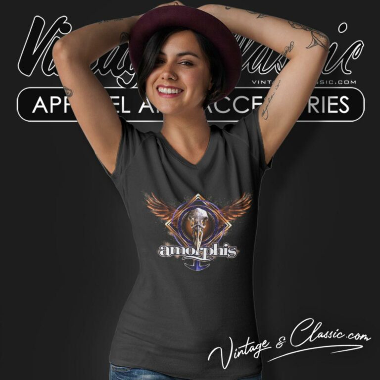 Amorphis Wings V Neck TShirt Amorphis Wings V Neck TShirt