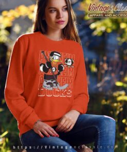 Anaheim Ducks Donald Duck Hockey Shirt
