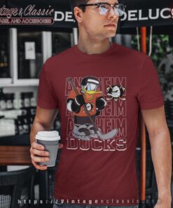 Anaheim Ducks Donald Duck Hockey Shirt T shirt