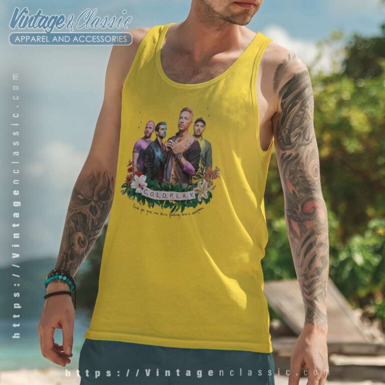 And You Give Me This Feeling This Everglow Coldplay Tour Tank Top Racerback And You Give Me This Feeling This Everglow Coldplay Tour Tank Top Racerback