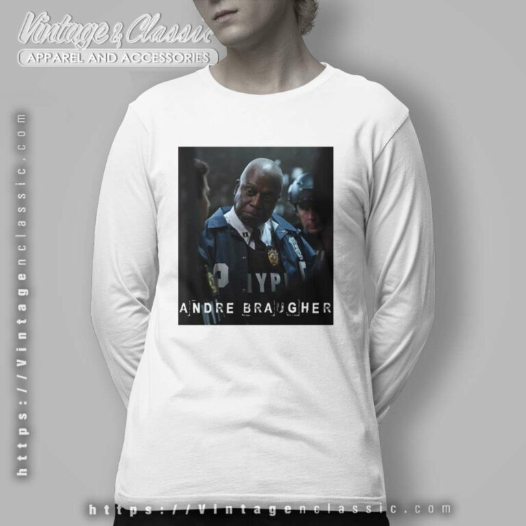 Andre Braugher Rip Brooklyn Nine Nine Long Sleeve Tee Andre Braugher Rip Brooklyn Nine Nine Long Sleeve Tee