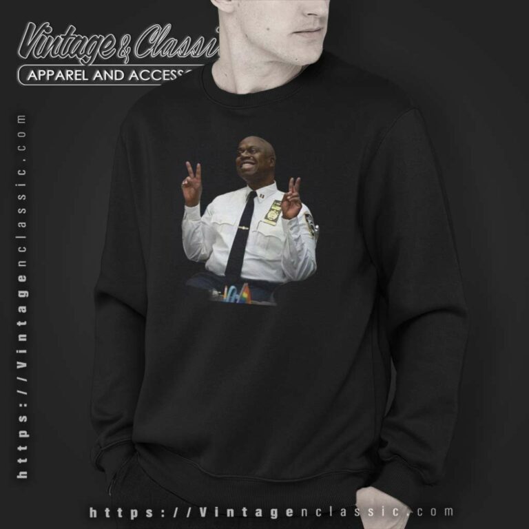 Andre Braugher Shirt Smiling Captain Raymond Holt Sweatshirt Andre Braugher Shirt Smiling Captain Raymond Holt Sweatshirt