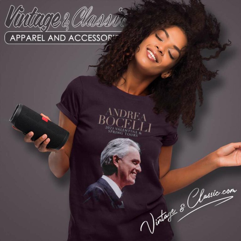 Andrea Bocelli 2023 Shirt Valentine And Spring Tours Women TShirt Andrea Bocelli 2023 Shirt Valentine And Spring Tours Women TShirt