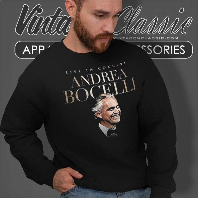 Andrea Bocelli 2023 Spring Tour Sweatshirt Andrea Bocelli 2023 Spring Tour Sweatshirt