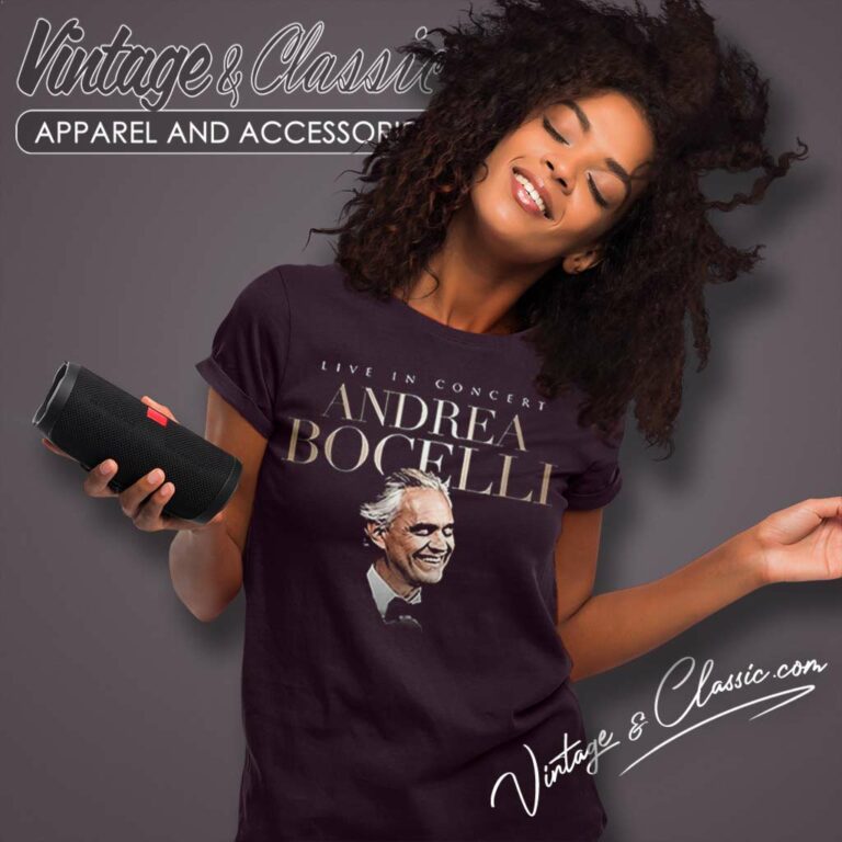 Andrea Bocelli 2023 Spring Tour Women TShirt Andrea Bocelli 2023 Spring Tour Women TShirt