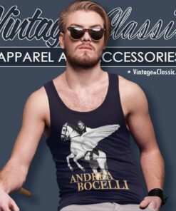 Andrea Bocelli Pegasus Shirt 5 Andrea Bocelli Pegasus Tank Top Racerback