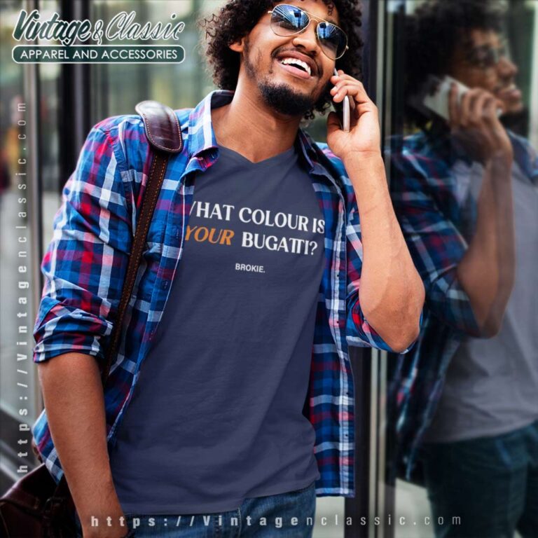 Andrew Tate What Colour Is Your Bugatti V Neck TShirt Andrew Tate What Colour Is Your Bugatti V Neck TShirt