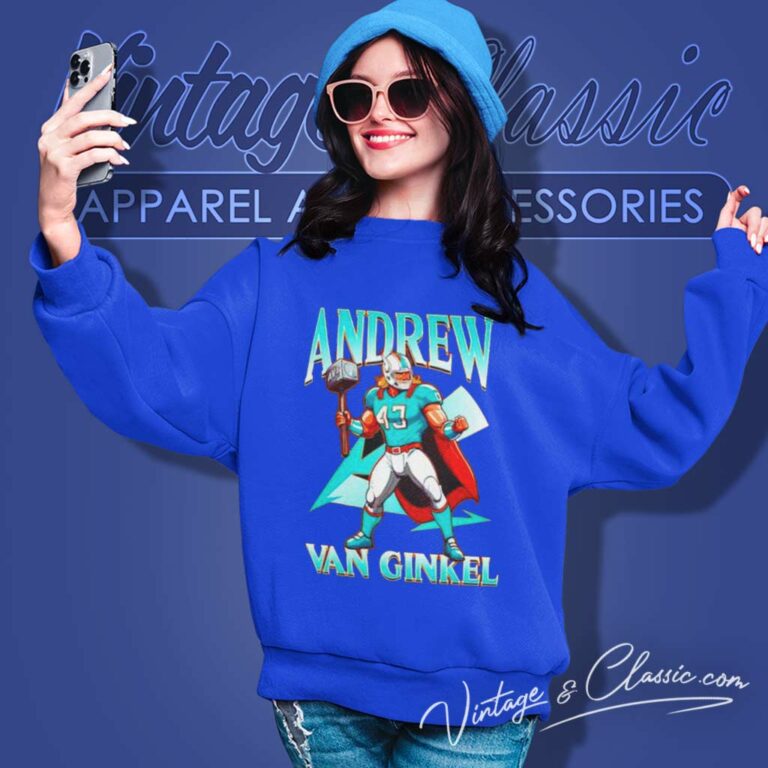 Andrew Van Ginkel Thor Miami Dolphins Sweatshirt Andrew Van Ginkel Thor Miami Dolphins Sweatshirt