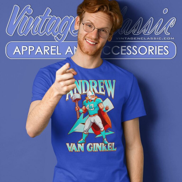 Andrew Van Ginkel Thor Miami Dolphins T Shirt Andrew Van Ginkel Thor Miami Dolphins T Shirt
