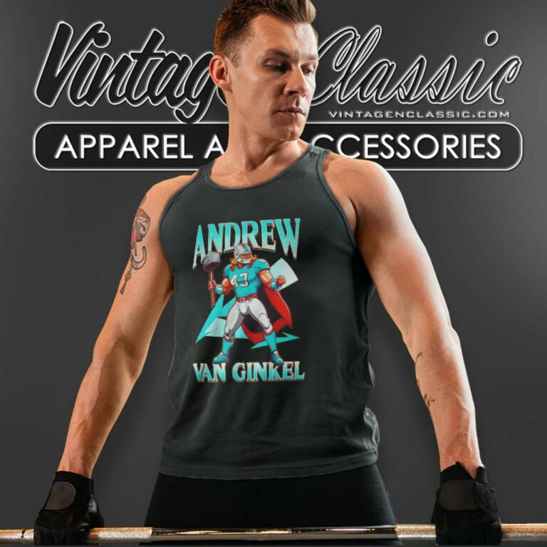 Andrew Van Ginkel Thor Miami Dolphins Tank Top Racerback Andrew Van Ginkel Thor Miami Dolphins Tank Top Racerback