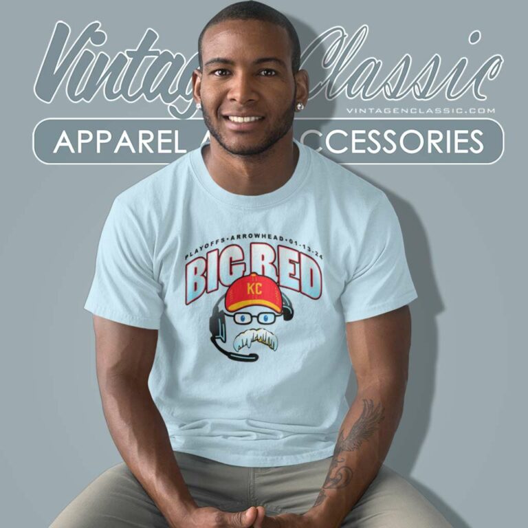 Andy Reid Mustache Shirt Playoffs Arrowhead Big Red Chiefs T Shirt Andy Reid Mustache Shirt Playoffs Arrowhead Big Red Chiefs T Shirt