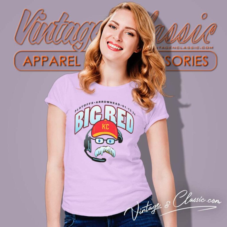 Andy Reid Mustache Shirt Playoffs Arrowhead Big Red Chiefs Women TShirt Andy Reid Mustache Shirt Playoffs Arrowhead Big Red Chiefs Women TShirt