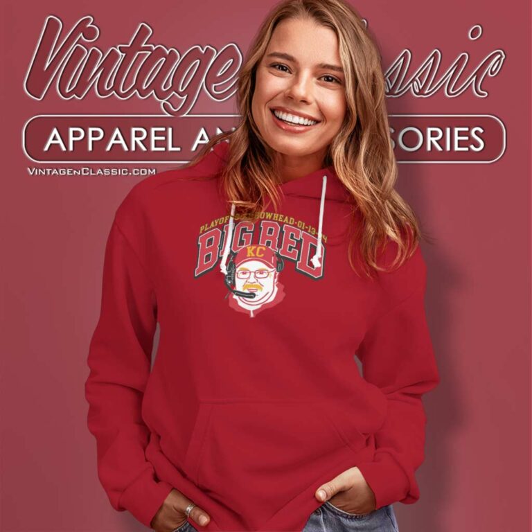 Andy Reid Playoffs Arrowhead Big Red Hoodie Andy Reid Playoffs Arrowhead Big Red Hoodie