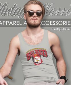 Andy Reid Playoffs Arrowhead Big Red Tank Top Racerback