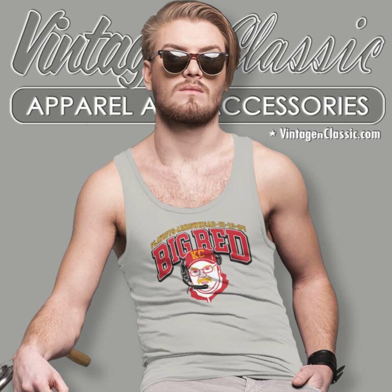 Andy Reid Playoffs Arrowhead Big Red Tank Top Racerback Andy Reid Playoffs Arrowhead Big Red Tank Top Racerback