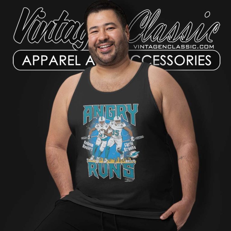 Angry Runs Dolphins Mostert And Brooks Nfl Tank Top Racerback Angry Runs Dolphins Mostert And Brooks Nfl Tank Top Racerback