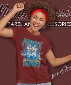 Angry Runs Dolphins Mostert And Brooks Nfl Women TShirt
