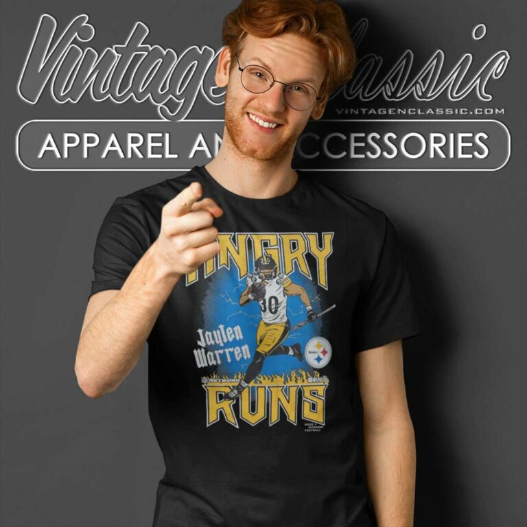 Angry Runs Shirt Jaylen Warren Steelers T Shirt Angry Runs Shirt Jaylen Warren Steelers T Shirt