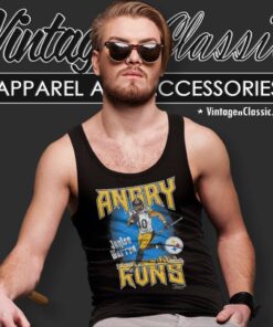 Angry Runs Shirt Jaylen Warren Steelers Tank Top Racerback