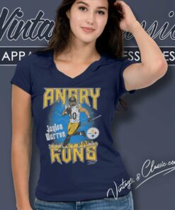Angry Runs Shirt Jaylen Warren Steelers V Neck TShirt
