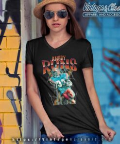 Angry Runs Shirt Nfl Good Morning Football V Neck TShirt