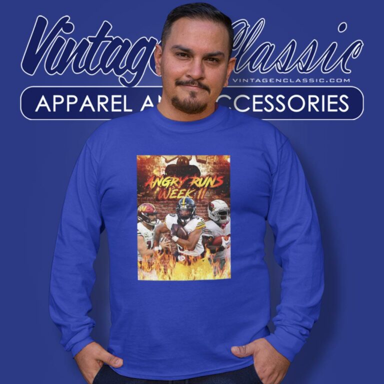 Angry Runs Week 11 Jaylen Warren Long Sleeve Tee Angry Runs Week 11 Jaylen Warren Long Sleeve Tee
