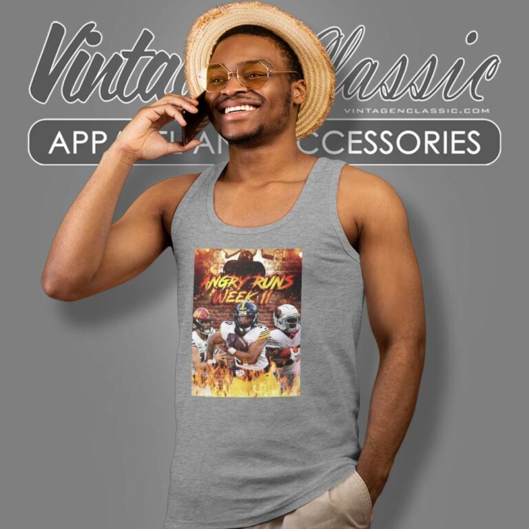 Angry Runs Week 11 Jaylen Warren Tank Top Racerback Angry Runs Week 11 Jaylen Warren Tank Top Racerback