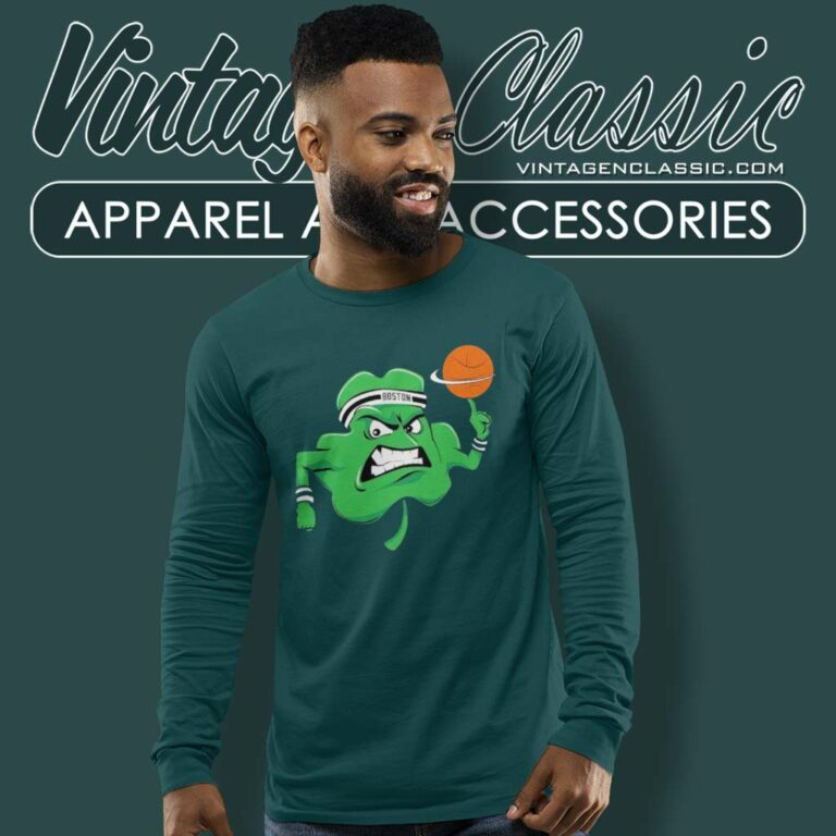 Angry Shamrock Boston Celtics Long Sleeve Tee Angry Shamrock Boston Celtics Long Sleeve Tee