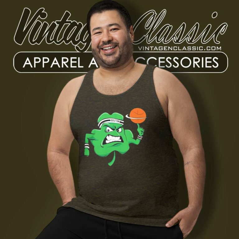 Angry Shamrock Boston Celtics Tank Top Racerback Angry Shamrock Boston Celtics Tank Top Racerback