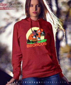 Angry Stitch Denver Broncos Hoodie