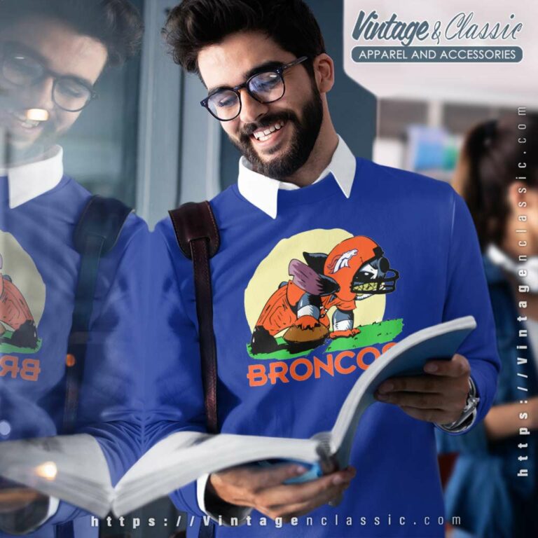 Angry Stitch Denver Broncos Sweatshirt Angry Stitch Denver Broncos Sweatshirt