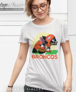 Angry Stitch Denver Broncos Women TShirt
