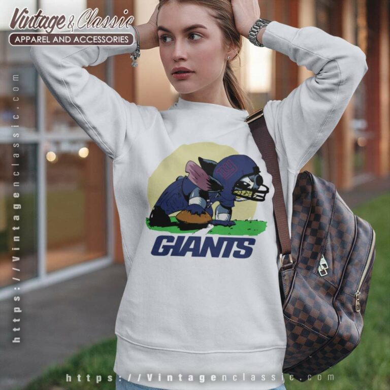 Angry Stitch New York Giants Sweatshirt Angry Stitch New York Giants Sweatshirt