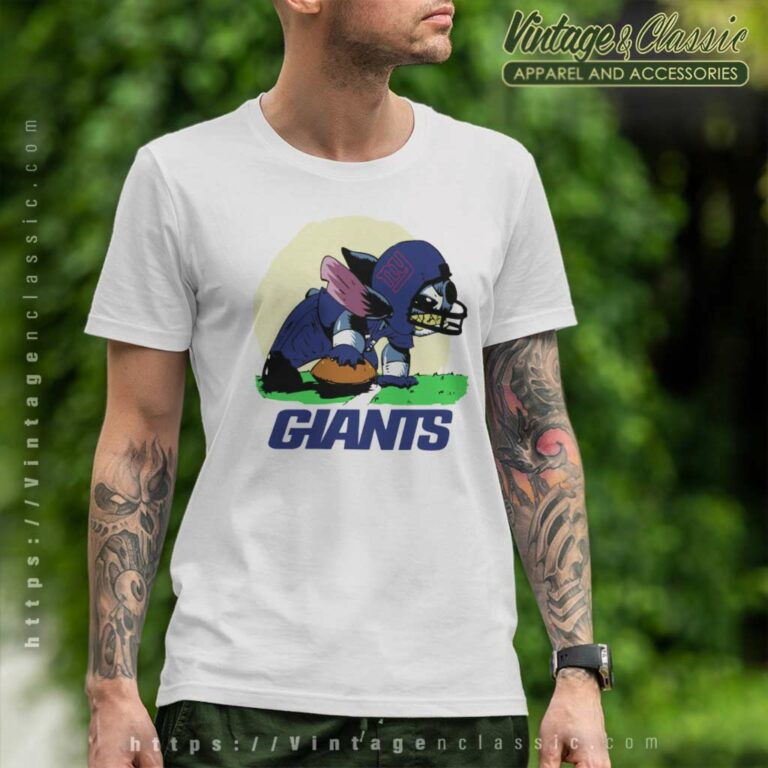 Angry Stitch New York Giants T Shirt Angry Stitch New York Giants T Shirt