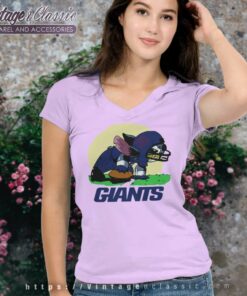 Angry Stitch New York Giants V Neck TShirt
