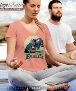 Angry Stitch Philadelphia Eagles Shirt 5 Angry Stitch Philadelphia Eagles V Neck TShirt