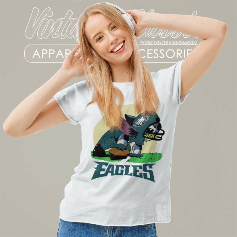 Angry Stitch Philadelphia Eagles Women TShirt Angry Stitch Philadelphia Eagles Women TShirt