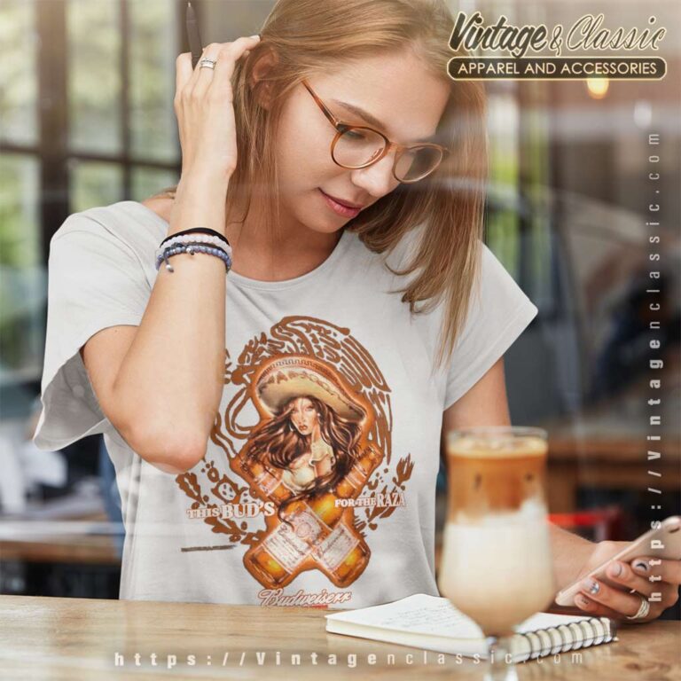 Anheuser Busch Budweiser For The Raza Women TShirt Anheuser Busch Budweiser For The Raza Women TShirt