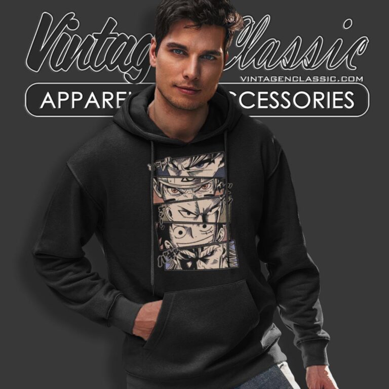 Anime Legends Goku Naruto Saitama Luffy Might Hoodie Anime Legends Goku Naruto Saitama Luffy Might Hoodie