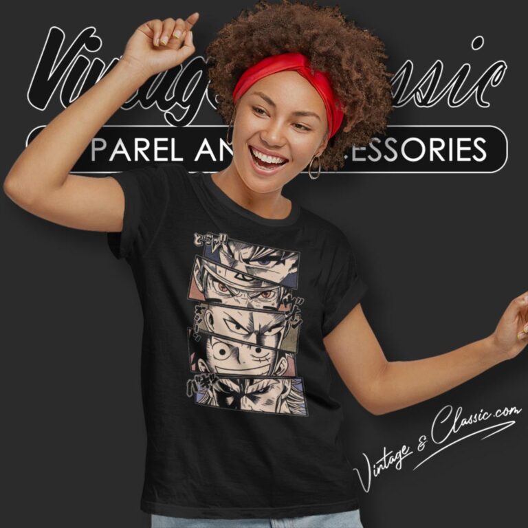 Anime Legends Goku Naruto Saitama Luffy Might Women T Shirt Anime Legends Goku Naruto Saitama Luffy Might Women T Shirt