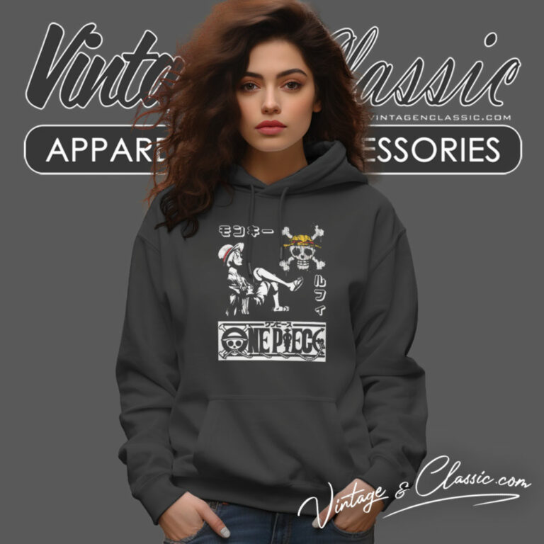 Anime One Piece Luffy Casual Hoodie Anime One Piece Luffy Casual Hoodie