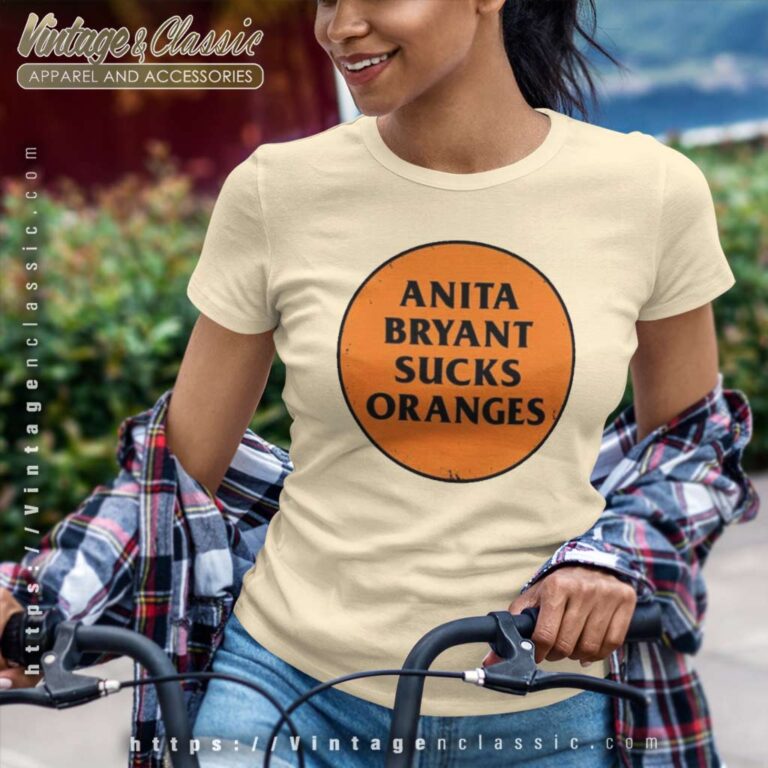Anita Bryant Sucks Orange Women TShirt Anita Bryant Sucks Orange Women TShirt