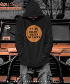 Anita Bryant Sucks Oranges Button Lgbtq 1970s Hoodie