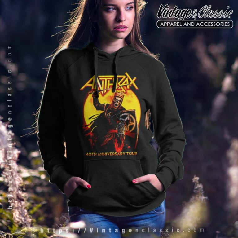 Anthrax 40th Anniversary Hoodie Anthrax 40th Anniversary Hoodie