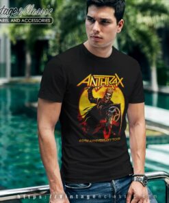 Anthrax 40th Anniversary T Shirt